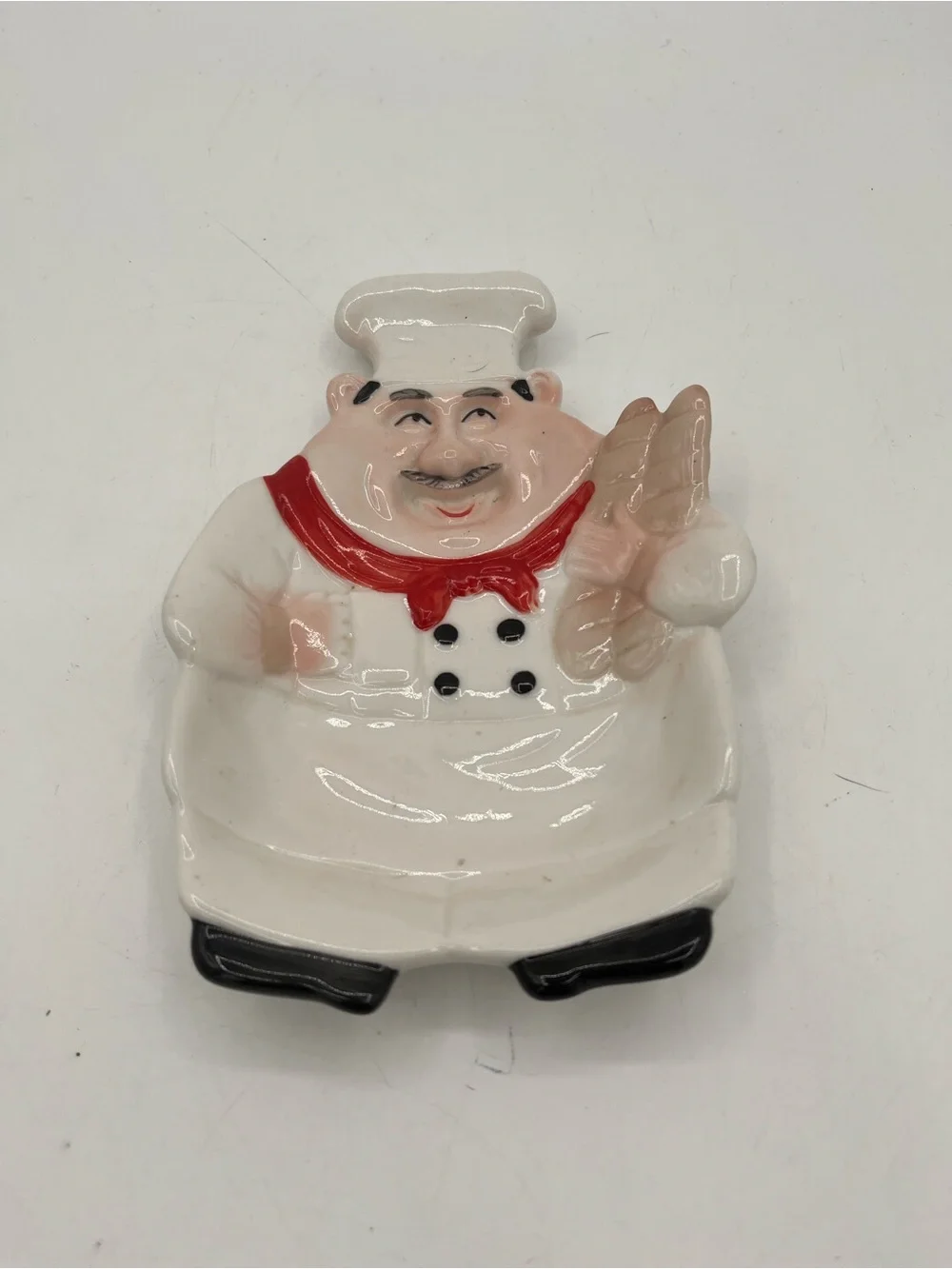 Fat Chef Ceramic Spoon Rest